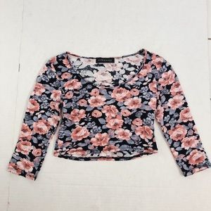Floral crop top